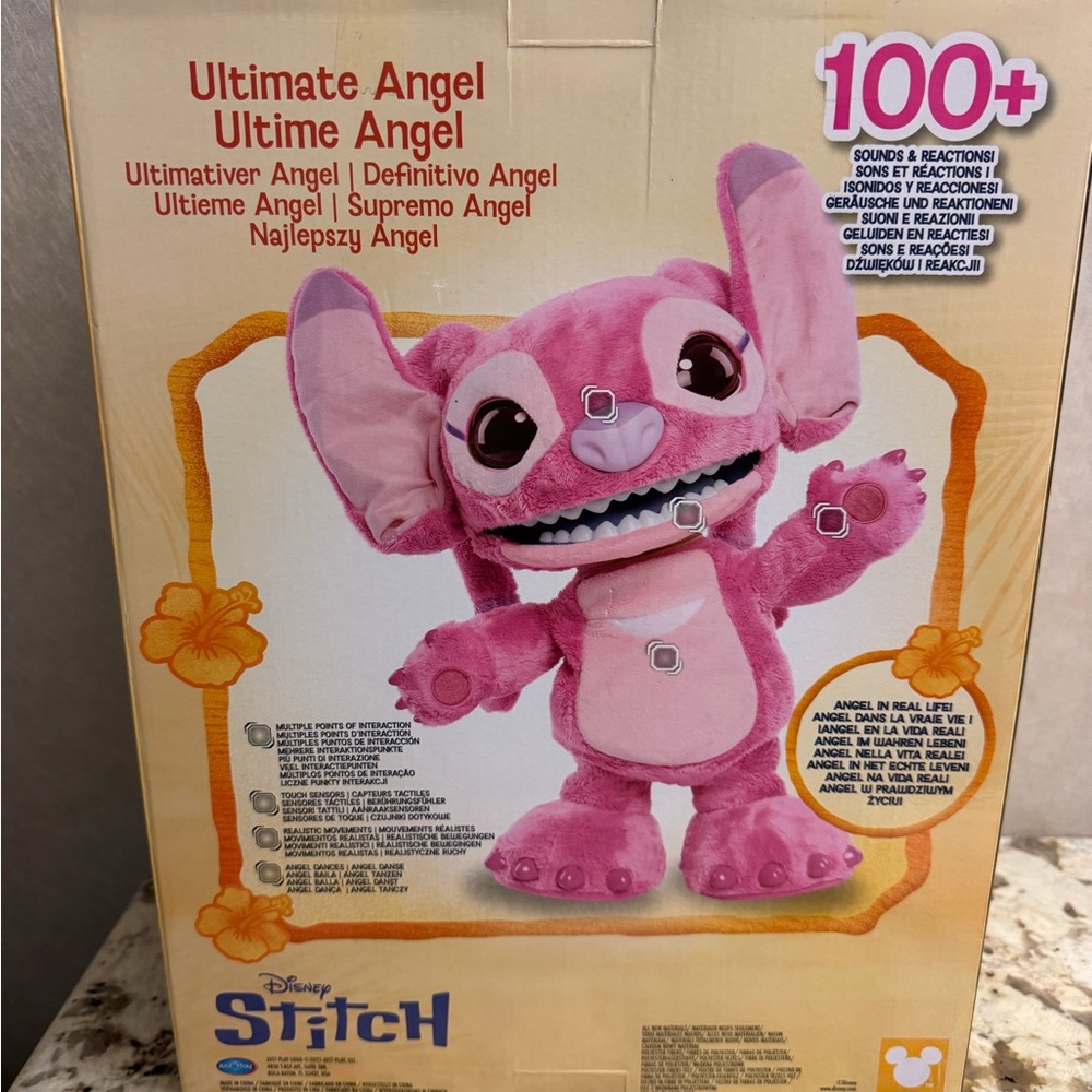 Disney Stitch Ultimate Angel Pink Toy NWT